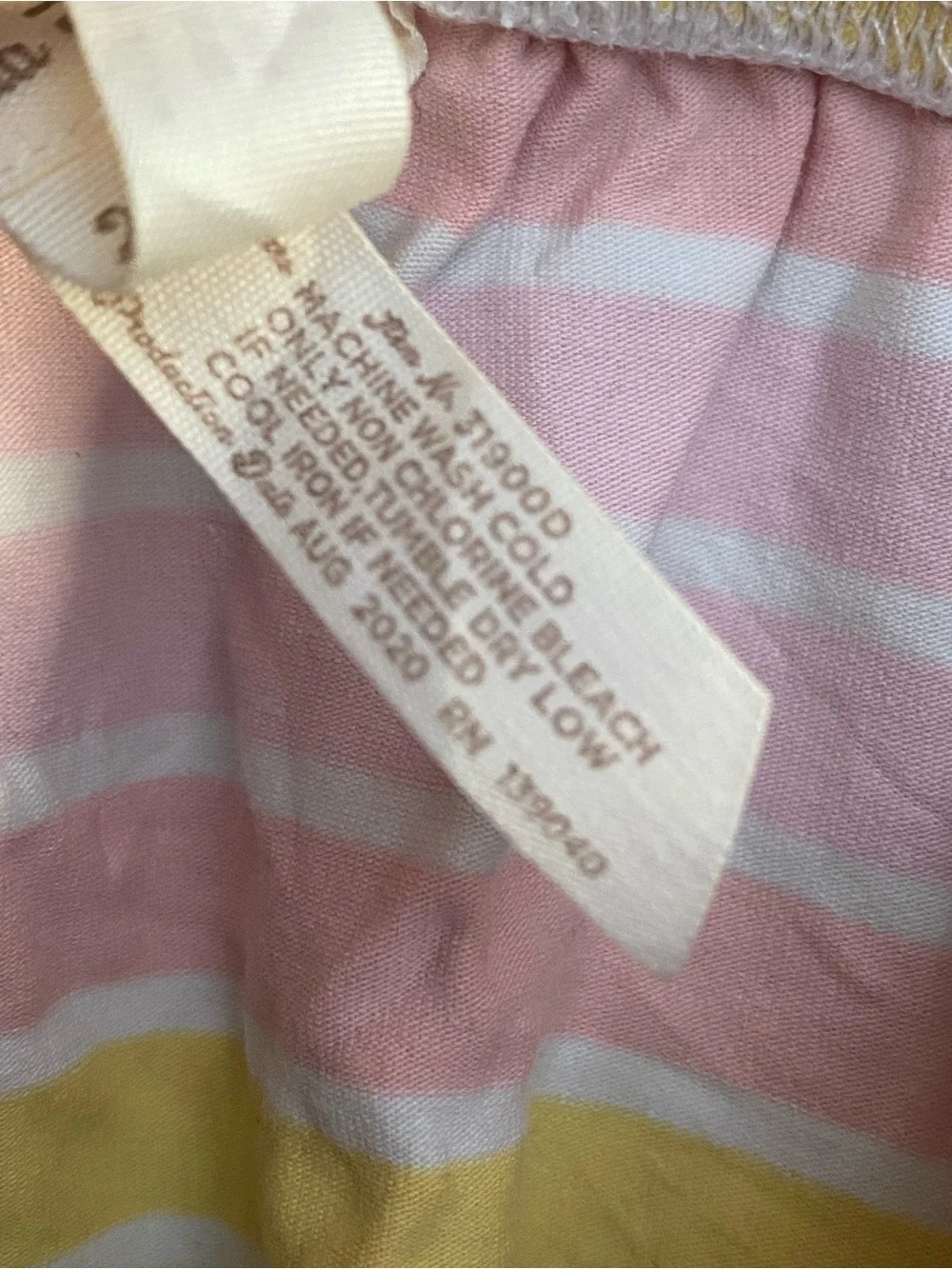 Matilda Jane Toddler Ruffle Pastel Stripe Bloomers/Diaper Cover Size 18/24m